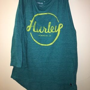 Off the shoulder long sleeve Hurley Shirt